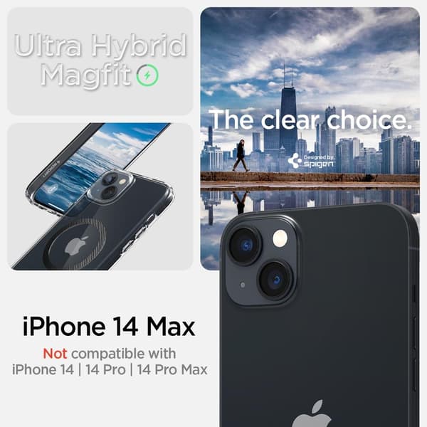 Spigen iPhone 14 Plus Cover Ultra Hybrid MagFit Carbon Fiber
