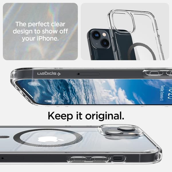 Spigen iPhone 14 Plus Cover Ultra Hybrid MagFit Carbon Fiber