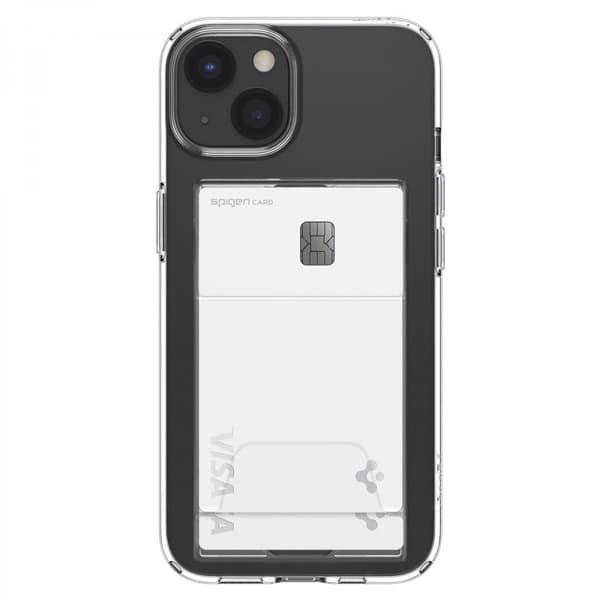 Spigen iPhone 14 Plus Skal Crystal Slot Dual Crystal Clear