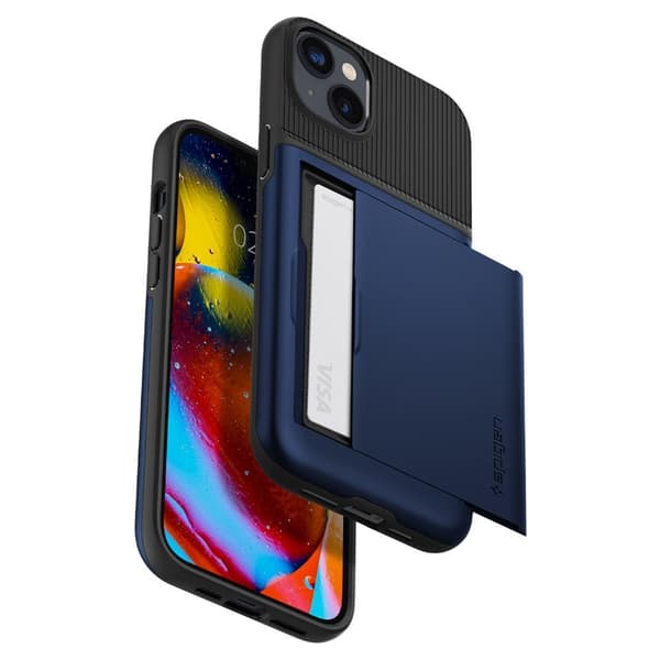 Spigen iPhone 14 Plus Cover Slim Armor CS Navy Blue