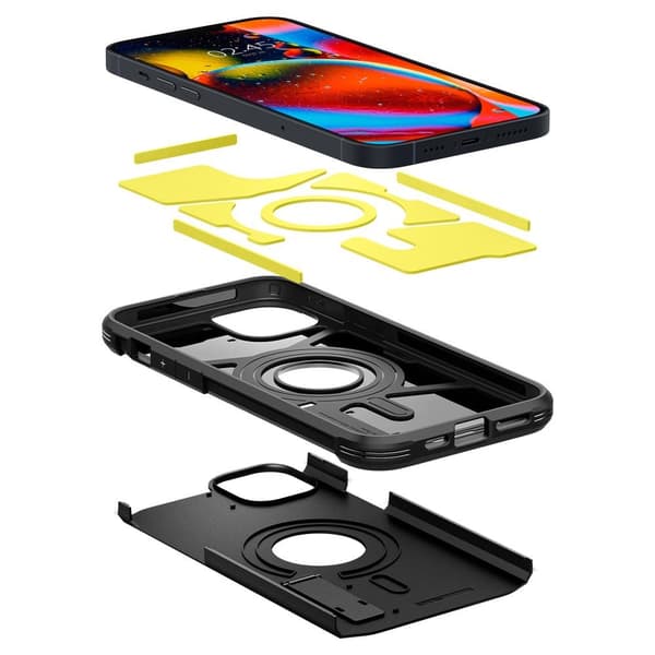 Spigen iPhone 14 Plus Kuori Tough Armor MagFit Musta