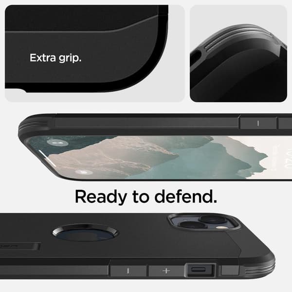 Spigen iPhone 14 Plus Kuori Tough Armor MagFit Musta