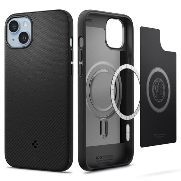 Spigen iPhone 14 Plus Kuori Mag Armor MagFit Matte Black