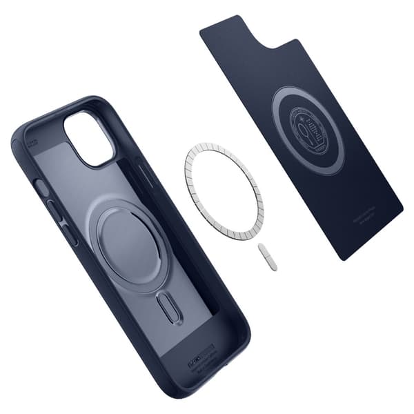 Spigen iPhone 14 Plus Skal Mag Armor MagFit Navy Blue