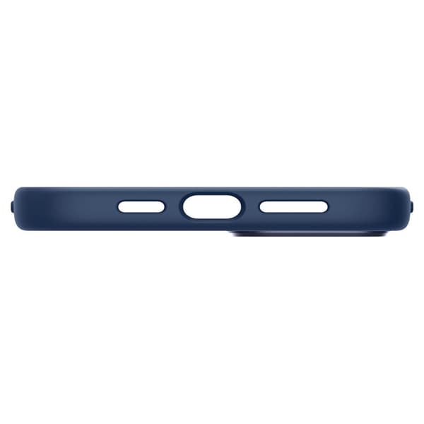 Spigen iPhone 14 Plus Cover Silicone Fit MagFit Navy Blue