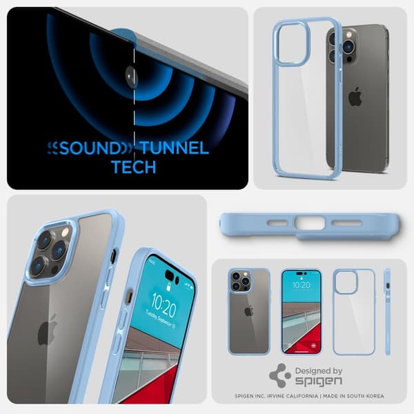 Spigen iPhone 14 Pro Cover Ultra Hybrid Sierra Blue