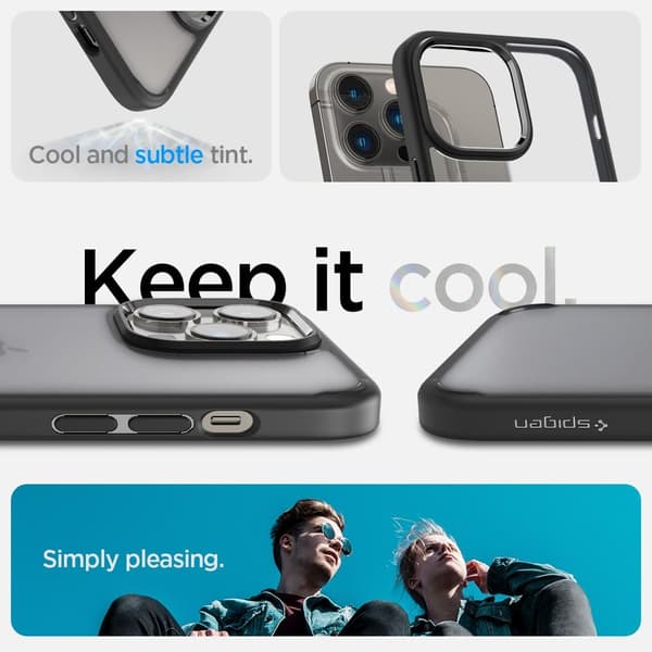 Spigen iPhone 14 Pro Cover Ultra Hybrid Frost Black