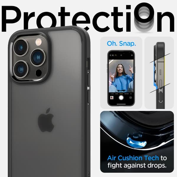 Spigen iPhone 14 Pro Cover Ultra Hybrid Frost Black