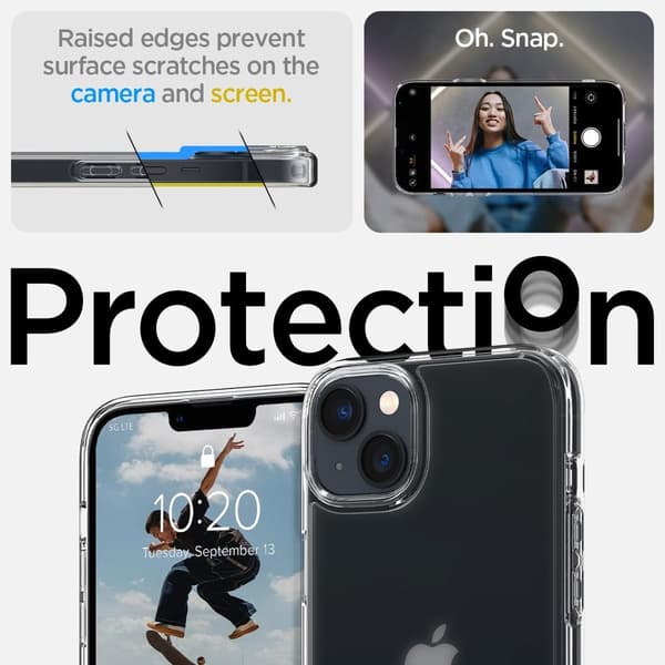 Spigen iPhone 14 Cover Ultra Hybrid Frost Clear