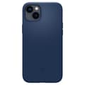 Miniatyrbild 3 av 9: Spigen iPhone 14 Skal Silicone Fit MagFit Navy Blue