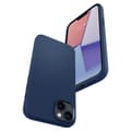 Miniatyrbild 8 av 9: Spigen iPhone 14 Skal Silicone Fit MagFit Navy Blue