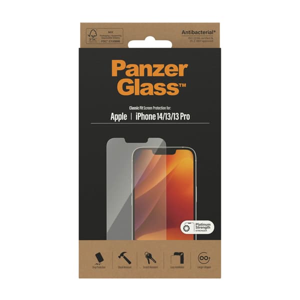 PanzerGlass iPhone 13/iPhone 13 Pro/iPhone 14 Näytönsuoja Classic Fit