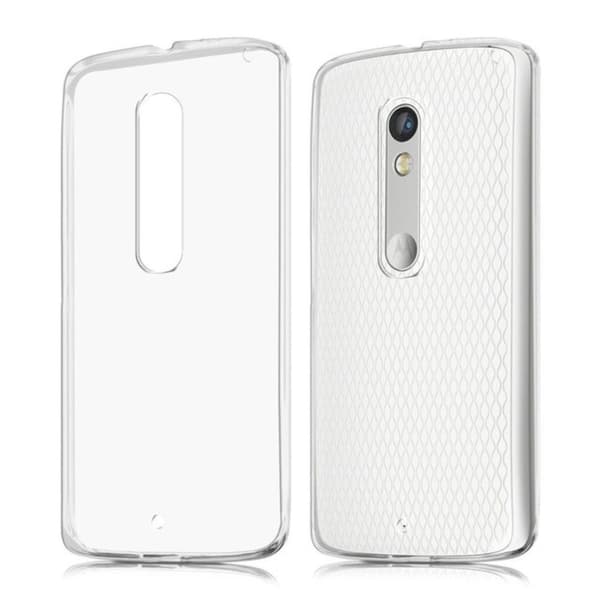 Motorola Moto G2 deksel i gjennomsiktig gummi