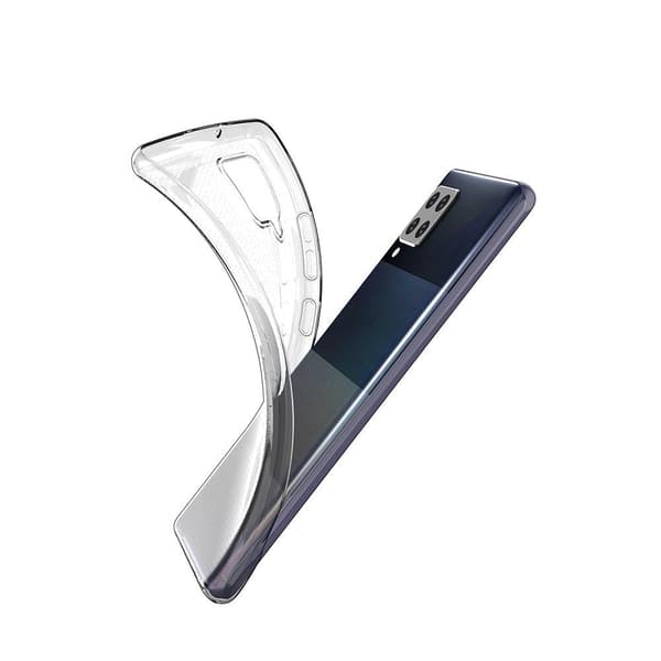 Samsung A12 Kuori läpinäkyvää kumia