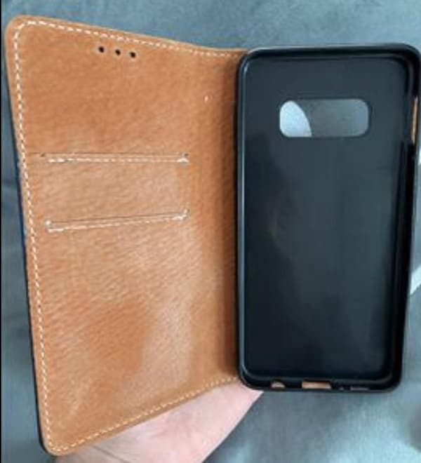 Smart Plånboksfodral Samsung S20, Italienskt Läder
