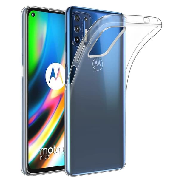 Motorola Moto G9 Plus Skall i gjennomsiktig gummi