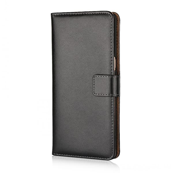 Lommebokveske Samsung Note 10, ekte skinn