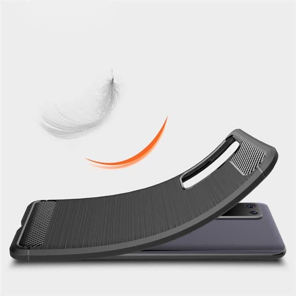 Huawei P40 Pro Shell Rubber i karbonfiberdesign