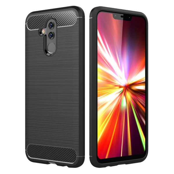Huawei Mate 20 Lite Shell Rubber i karbonfiberdesign