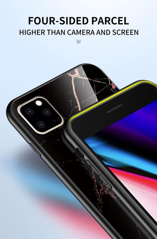 Ainutlaatuinen marmorikuori iPhone 11 Pro Max