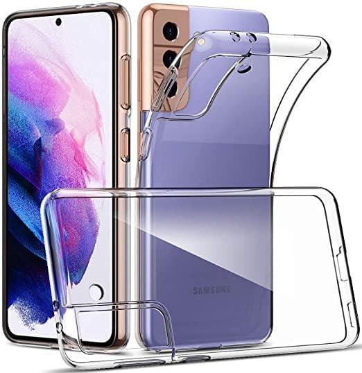 Skal Samsung S21 i genomskinligt gummi