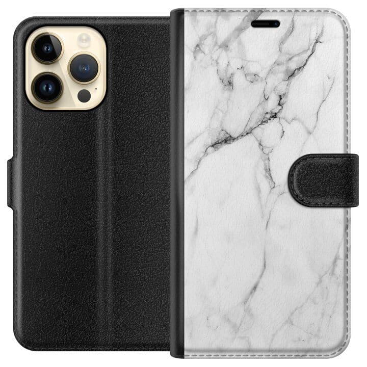 Apple iPhone 14 Pro Max Plånboksfodral Marmor
