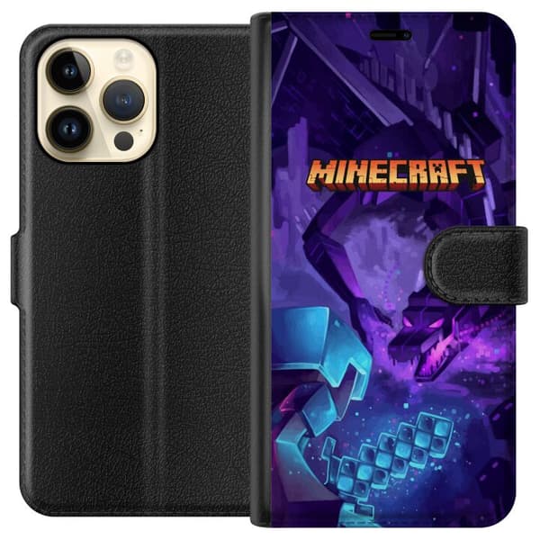 Apple iPhone 14 Pro Max Lommeboketui Minecraft