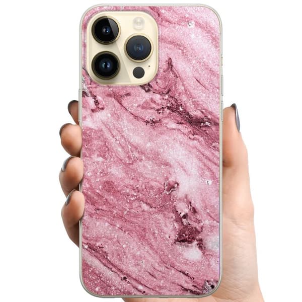 Apple iPhone 14 Pro Max TPU Matkapuhelimen kuori Glitteri Marmori