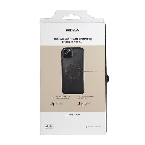 Buffalo iPhone 14 Plus Kuori MagSeries Musta
