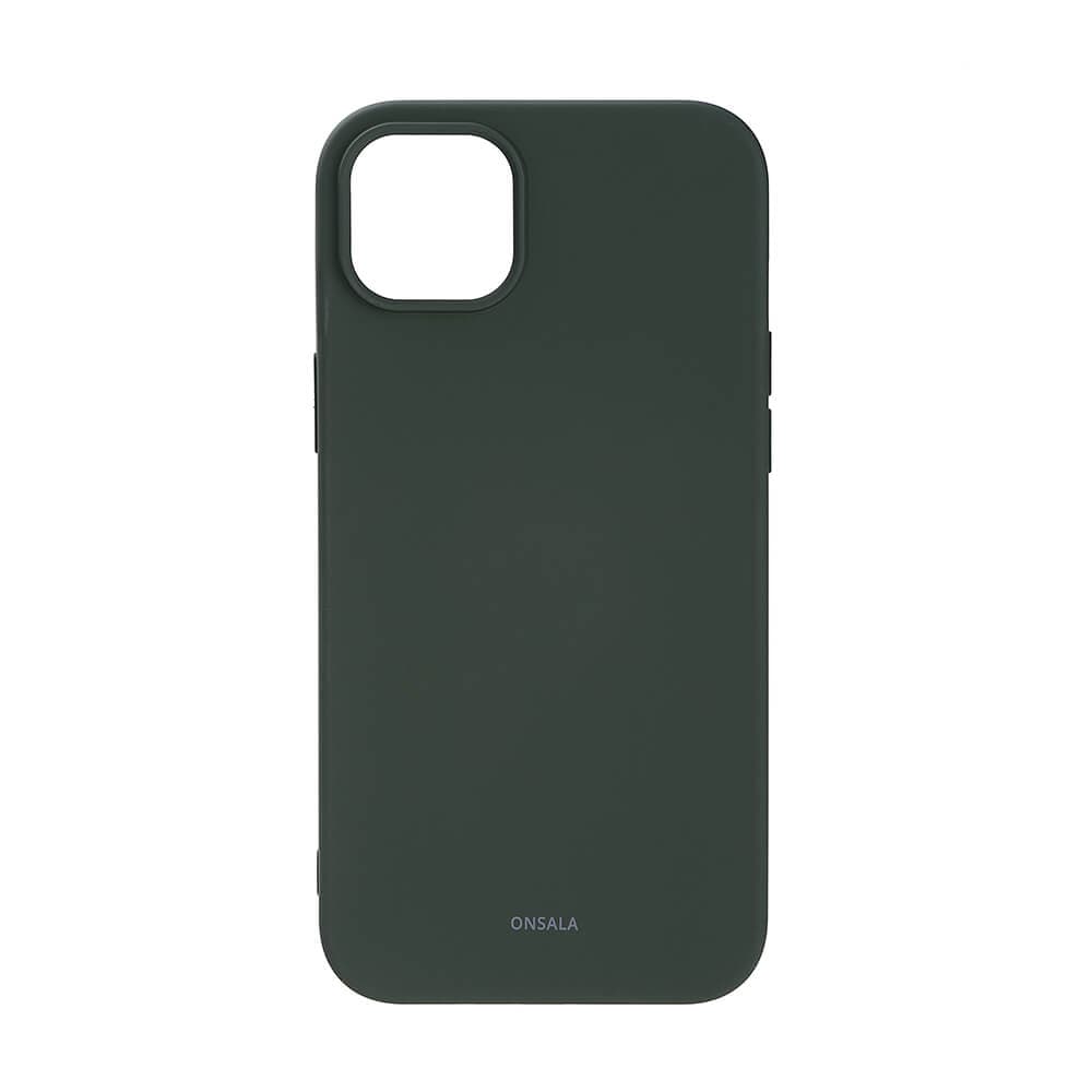 Onsala iPhone 14 Plus Skal Silikon Olive Green