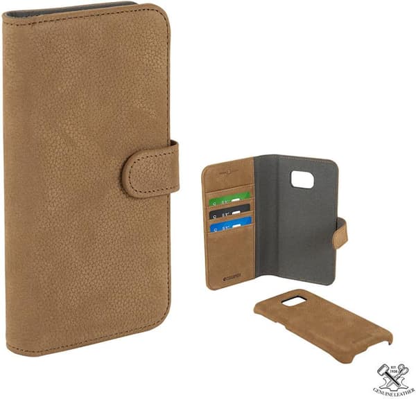 Lommebokveske Samsung S7 Edge - magnetisk holder