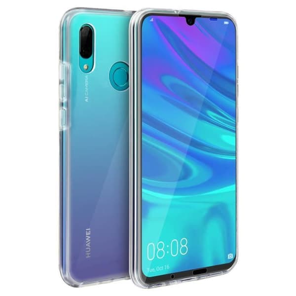 Skyddsskal - Huawei - P Smart 2019/Honor 10 Lite - Stenhård + Silikon - Ultra-tunn - 360° Skydd