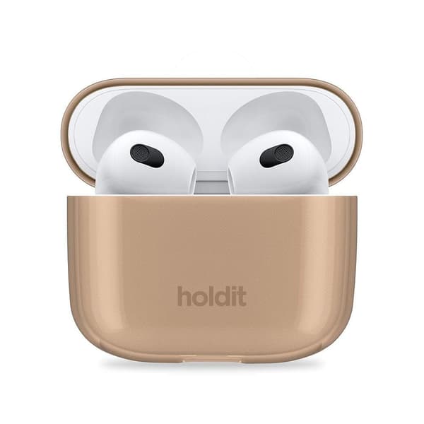 HOLDIT AIRPODSFODRAL SEETHRU AIRPODS GEN 3 DARK BROWN