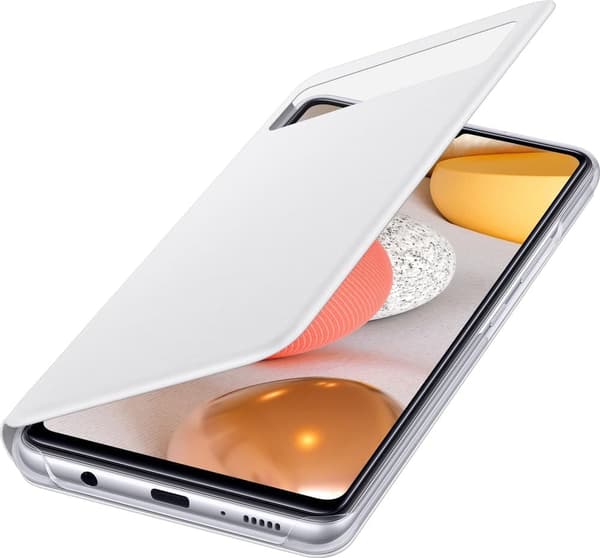 SAMSUNG SMART S VIEW TEGNEBOG COVER GALAXY A42 5G HVID
