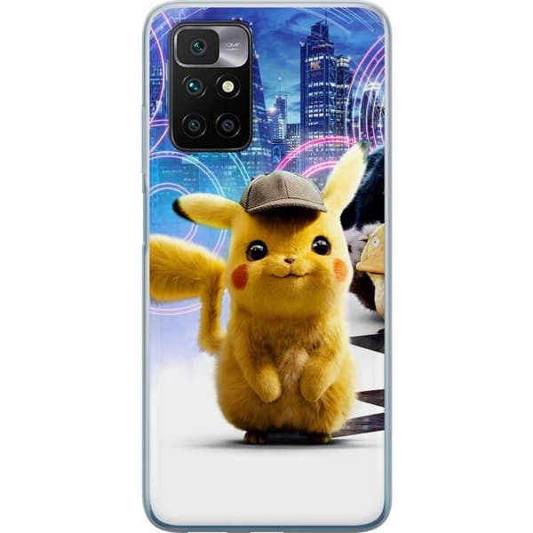 Xiaomi Redmi 10 Genomskinligt Skal Detective Pikachu - Pikachu