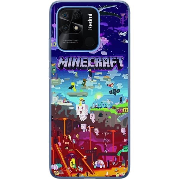 Xiaomi Redmi 10C Cover / Mobilcover - Minecraft