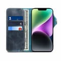 Miniatyrbillede 1 af 3: Wallet 3-kort ægte læder Apple iPhone 14 Plus - Blå
