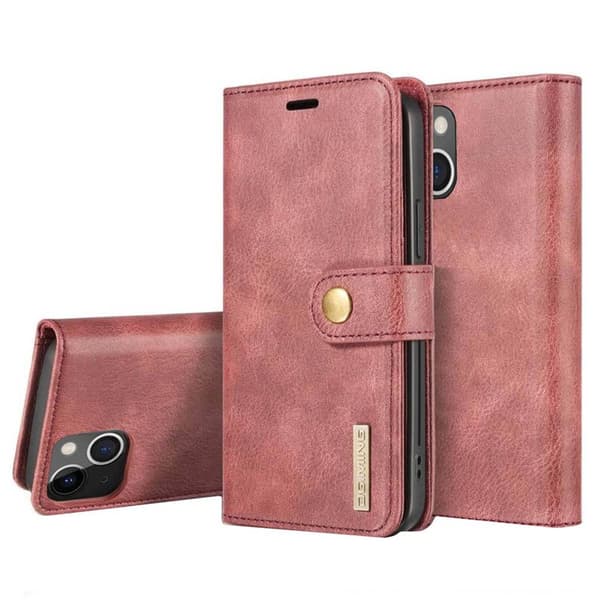 Wallet DG-Ming 2i1 Apple iPhone 14 - Rød
