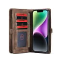 Miniatyrbillede 1 af 4: Multi Wallet CaseMe 11-kort Apple iPhone 14 Plus - Brun