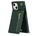 Miniatyrbillede 4 af 7: Zipper halskæde etui Apple iPhone 14 Plus - Grøn