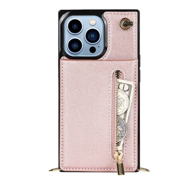 Zipper halskjede deksel Apple iPhone 14 Pro - Rose