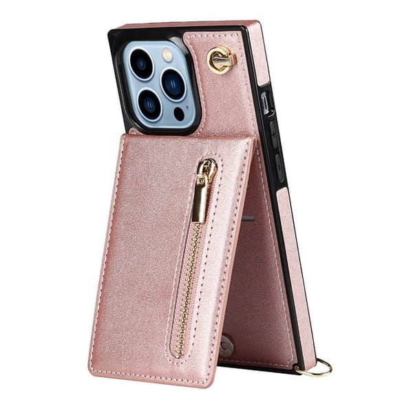Zipper halskjede deksel Apple iPhone 14 Pro - Rose