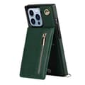 Miniatyrbillede 4 af 7: Zipper halskæde etui Apple iPhone 14 Pro - Grøn