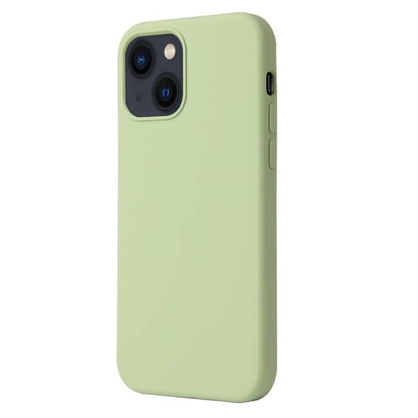 Liquid silikone cover Apple iPhone 14 Plus - Lysegrøn