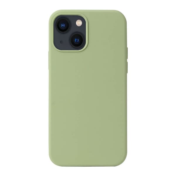 Liquid silikone cover Apple iPhone 14 Plus - Lysegrøn