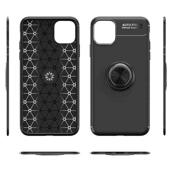 Slim Ring Case Apple iPhone 14 - Svart