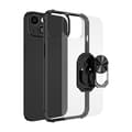 Miniatyrbillede 2 af 2: Clear Ring Cover Apple iPhone 14 Plus - Rød