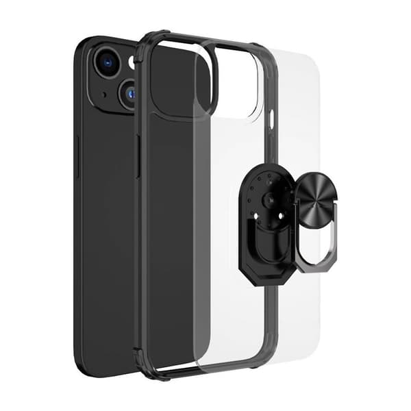 Clear Ring Cover Apple iPhone 14 Plus - Rød