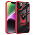Miniatyrbillede 1 af 2: Clear Ring Cover Apple iPhone 14 Plus - Rød