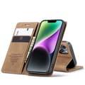 Miniatyrbild 1 av 2: CaseMe Smart Magnet FlipCase Apple iPhone 14 - Brun
